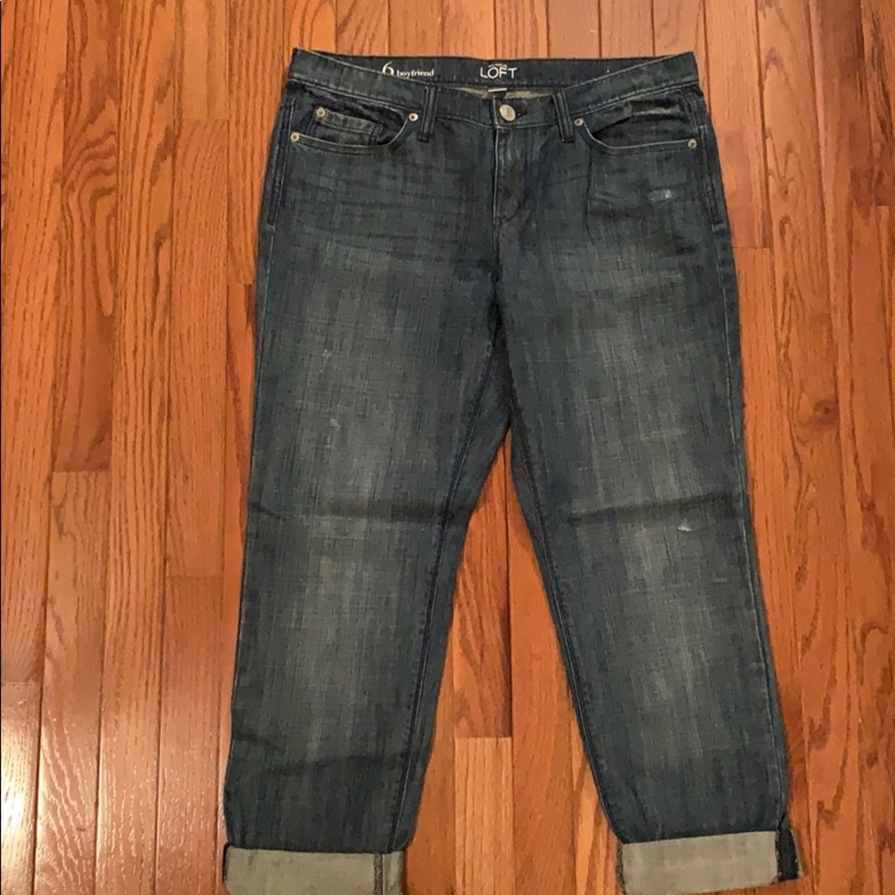 Ann Taylor Loft Boyfriend Jean Capri